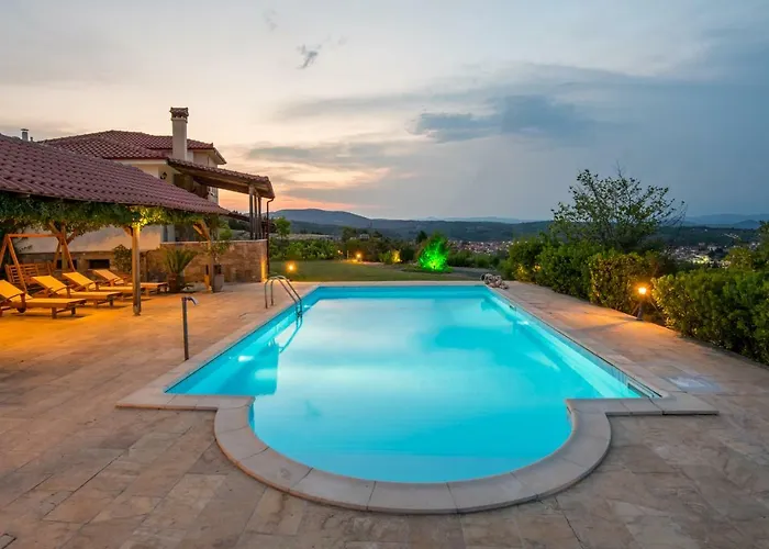 Amazing View By The Pool In #xeniuszeus Agios Nikolaos (Chalkidiki)